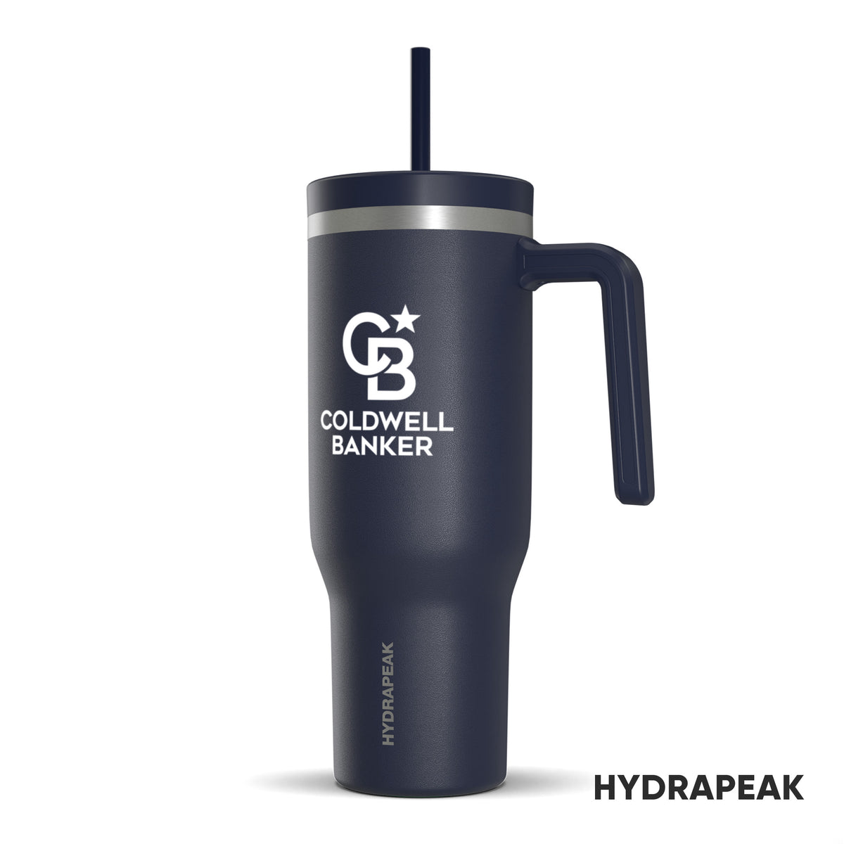 Custom Logo Hydrapeak® Voyager Tumbler w/Straw Lid - 40oz