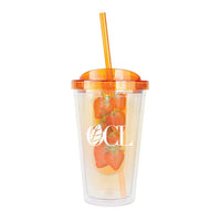 Custom Logo Infuser Tumbler - 16oz