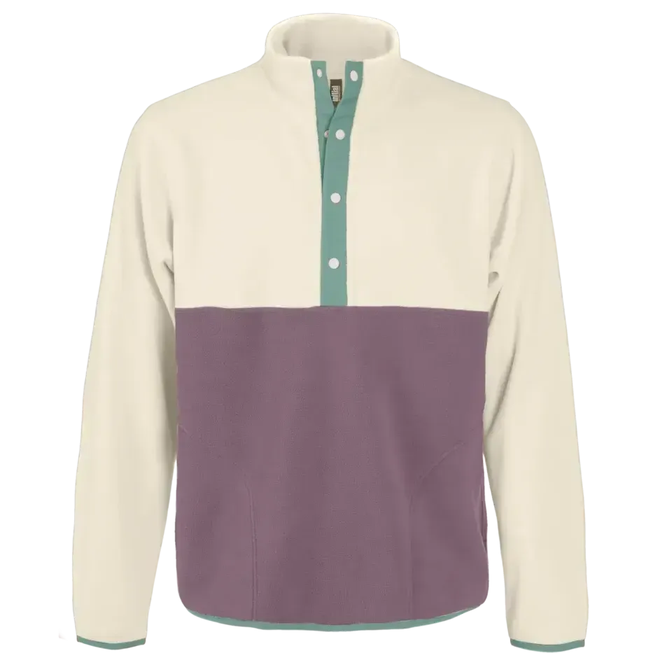 Custom Logo Initial ¼ Button-down sweater