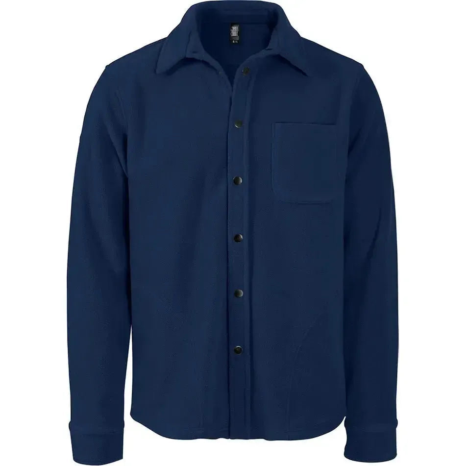 Custom Logo Initial Button-down Overshirt