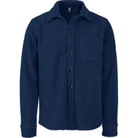 Custom Logo Initial Button-down Overshirt