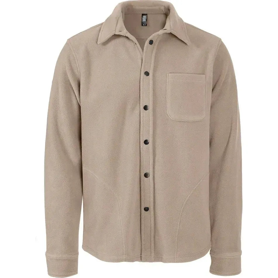 Custom Logo Initial Button-down Overshirt