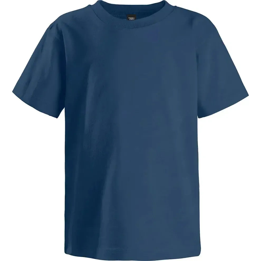 Custom Logo Initial Crewneck T-shirt - Youth