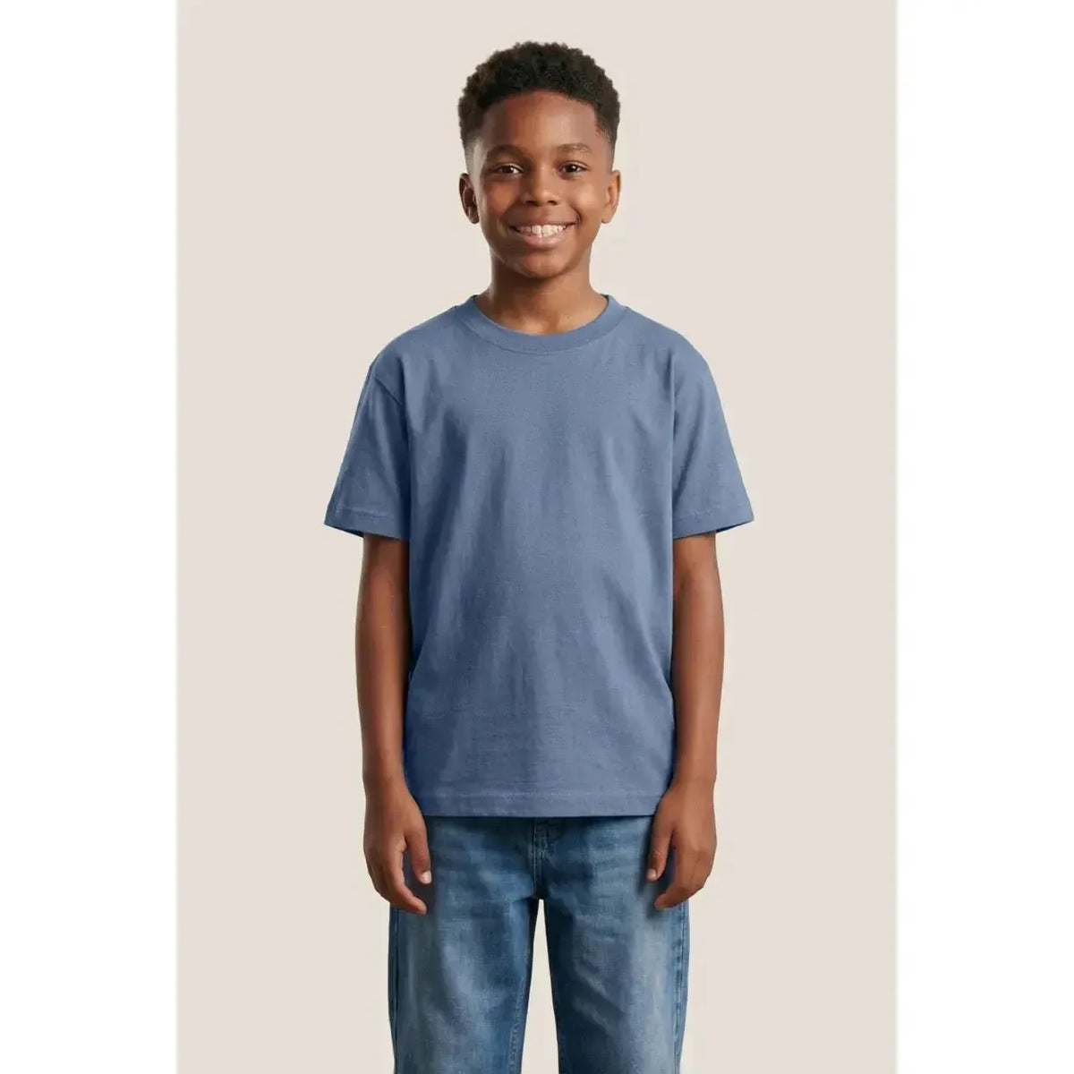 Custom Logo Initial Crewneck T-shirt - Youth