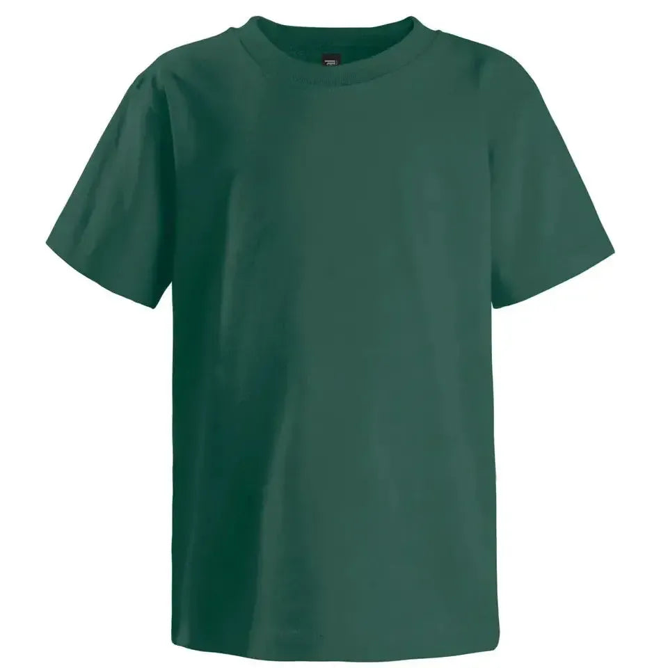 Custom Logo Initial Crewneck T-shirt - Youth
