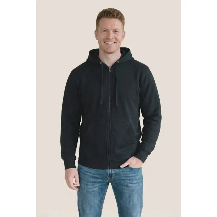 Custom Logo Initial Heavyweight Full-Zip Hooded Sweatshirt