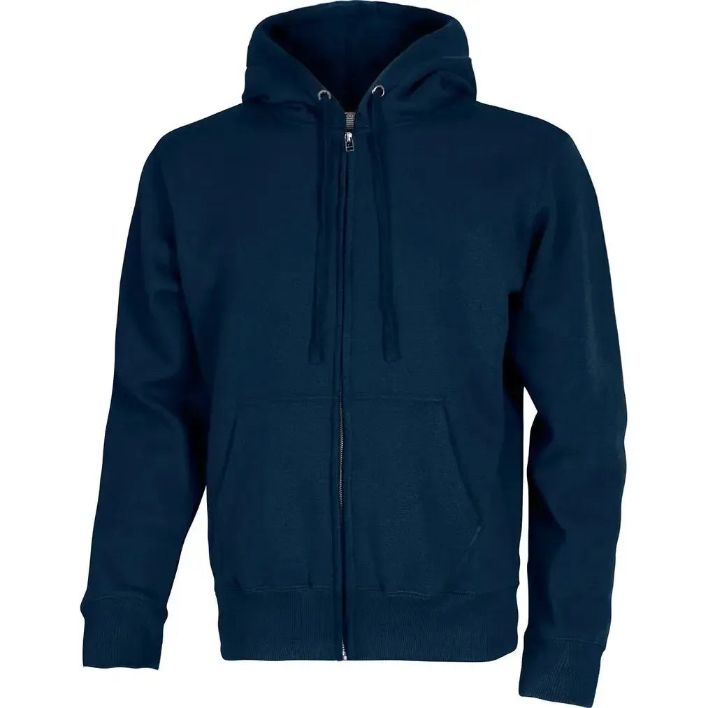 Custom Logo Initial Heavyweight Full-Zip Hooded Sweatshirt