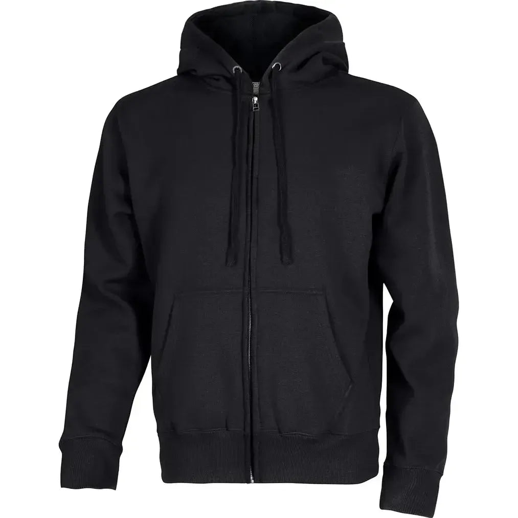 Custom Logo Initial Heavyweight Full-Zip Hooded Sweatshirt