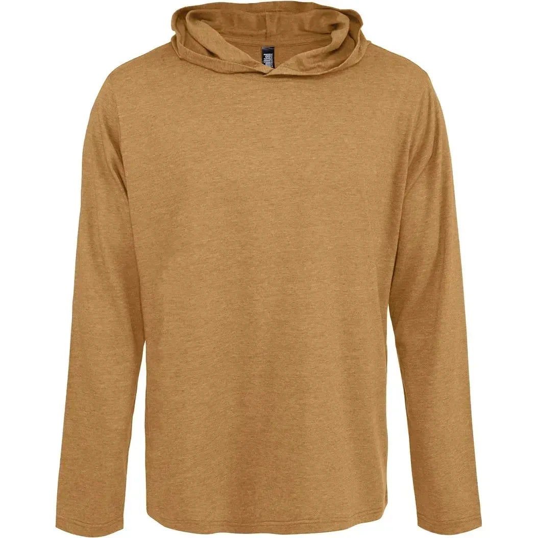 Custom Logo Initial Hooded Long Sleeve T-shirt