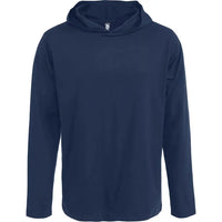 Custom Logo Initial Hooded Long Sleeve T-shirt