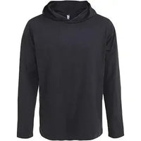 Custom Logo Initial Hooded Long Sleeve T-shirt