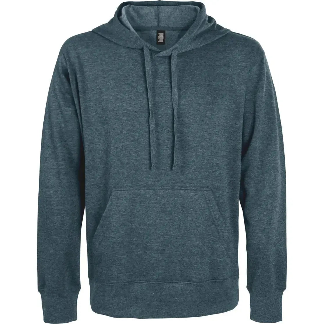 Custom Logo Initial Lightweight Hooded Sweatshirt