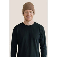 Custom Logo Initial Ribbed Beanie