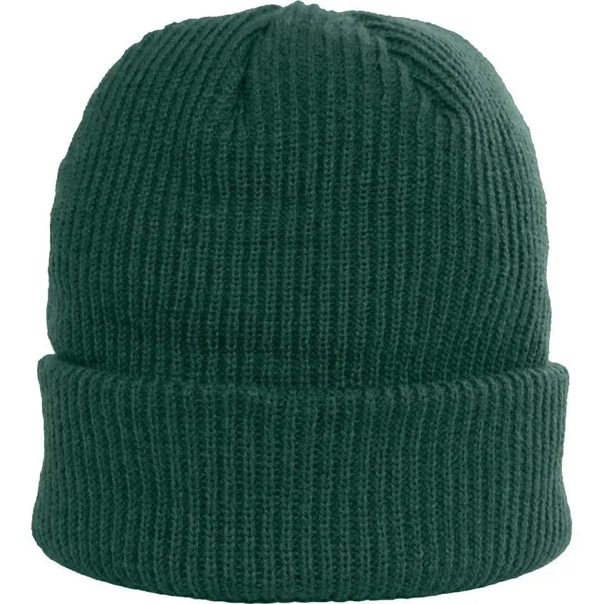 Custom Logo Initial Ribbed Beanie