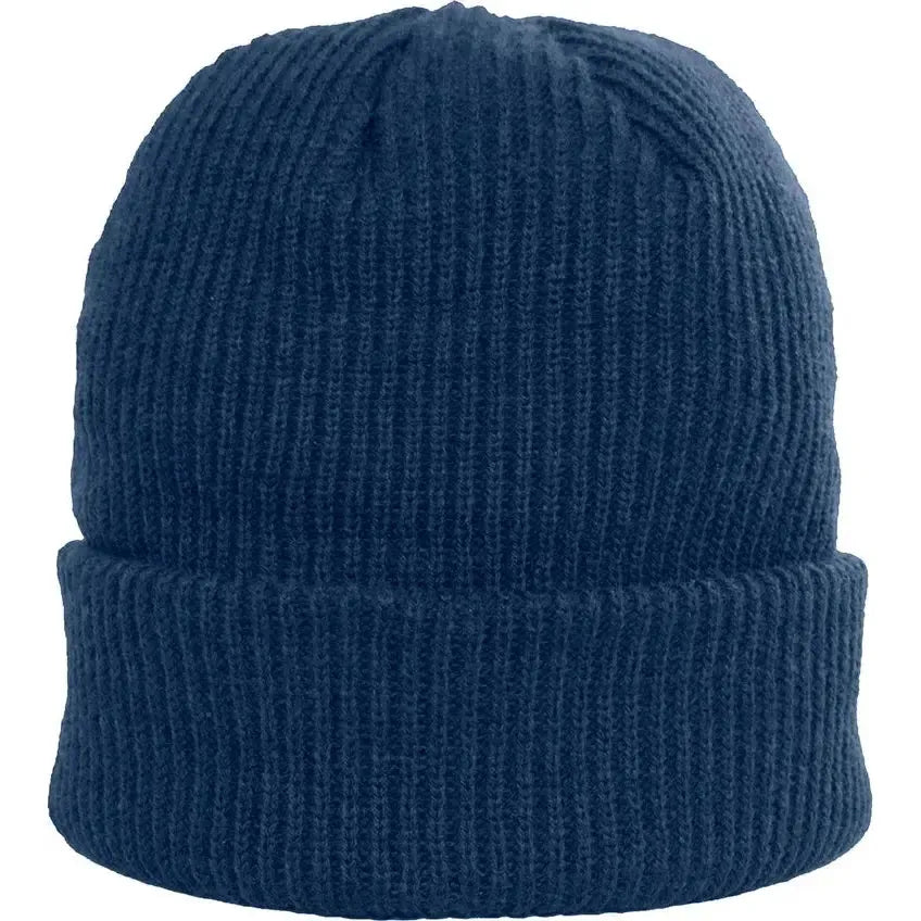 Custom Logo Initial Ribbed Beanie