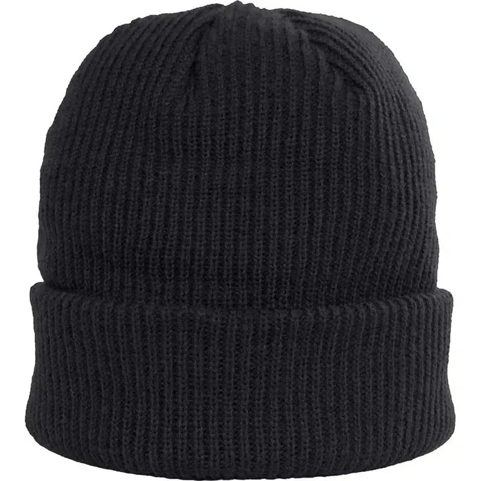 Custom Logo Initial Ribbed Beanie