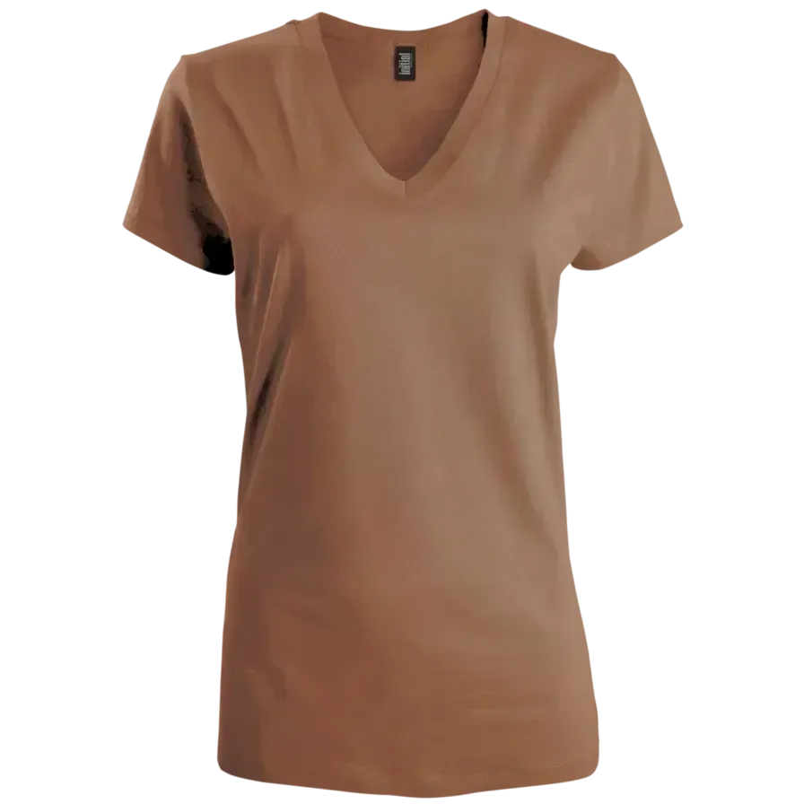 Custom Logo Initial V-neck T-shirt - Women