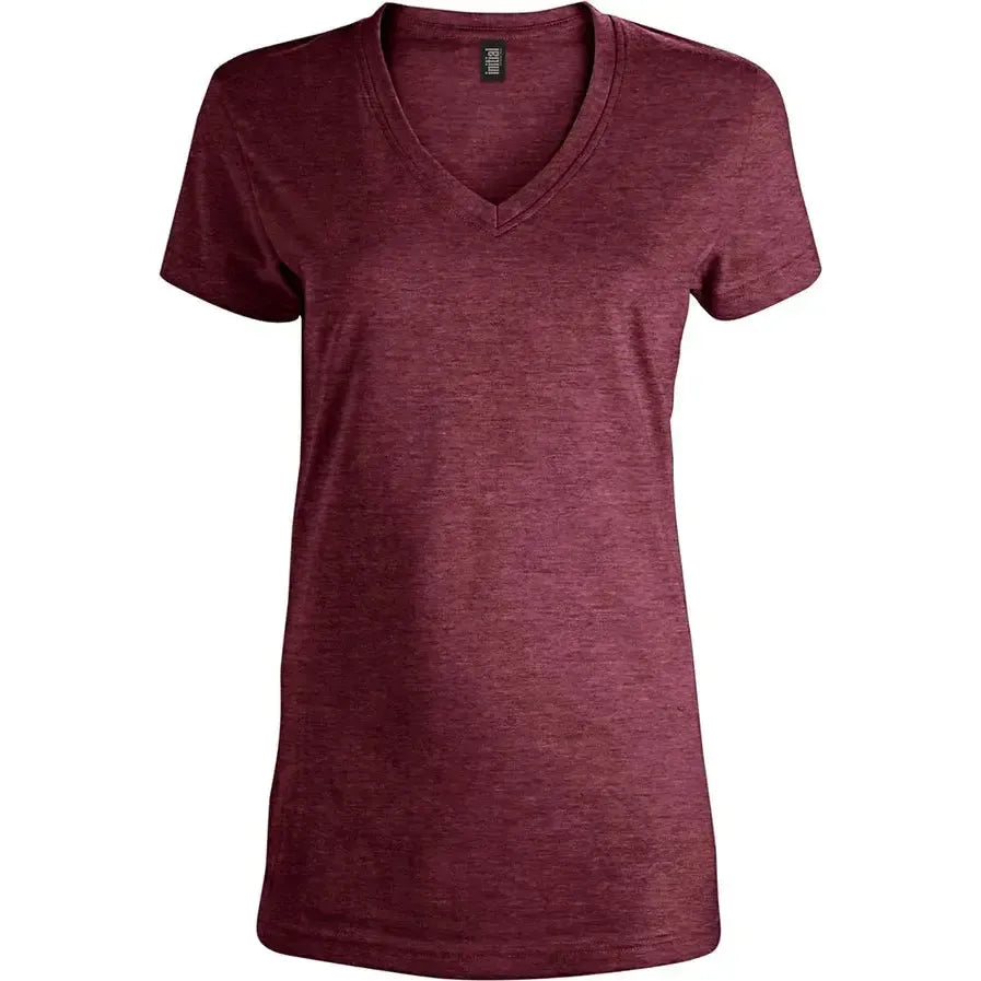 Custom Logo Initial V-neck T-shirt - Women