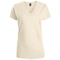 Custom Logo Initial V-neck T-shirt - Women