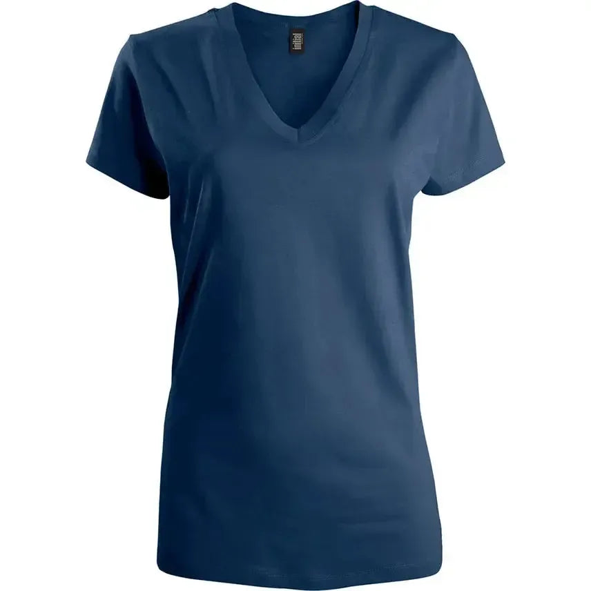 Custom Logo Initial V-neck T-shirt - Women