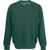 Custom Logo Initial Vintage Wash Crewneck Sweatshirt