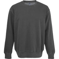 Custom Logo Initial Vintage Wash Crewneck Sweatshirt