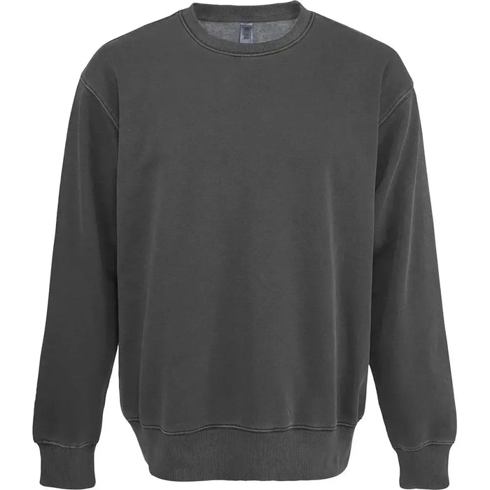 Custom Logo Initial Vintage Wash Crewneck Sweatshirt