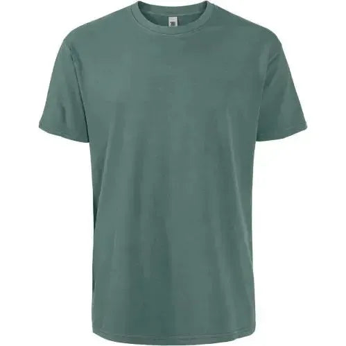Custom Logo Initial Vintage Washed Crewneck T-shirt