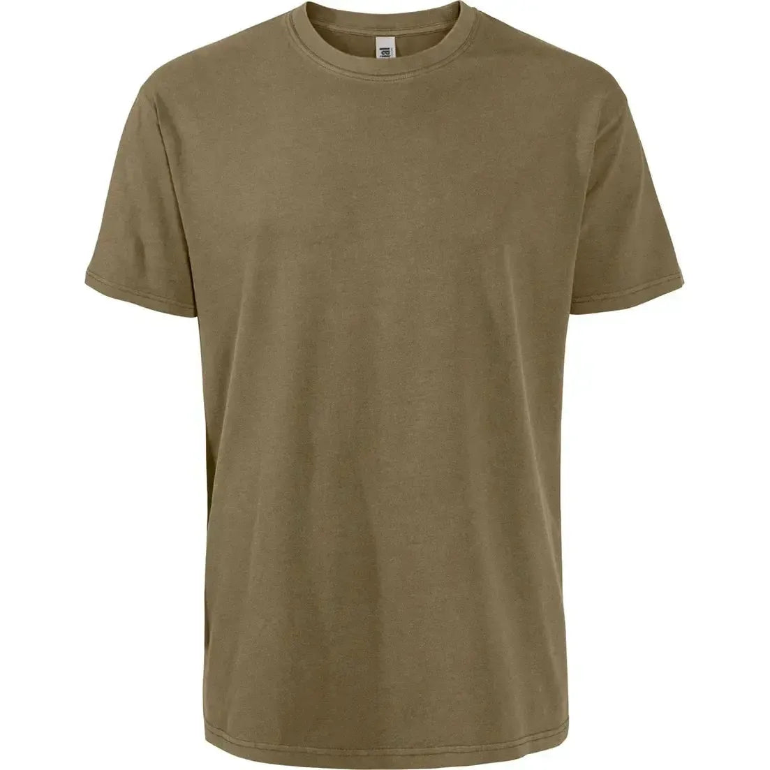 Custom Logo Initial Vintage Washed Crewneck T-shirt