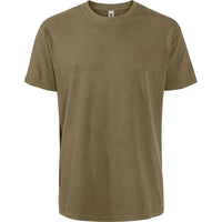 Custom Logo Initial Vintage Washed Crewneck T-shirt