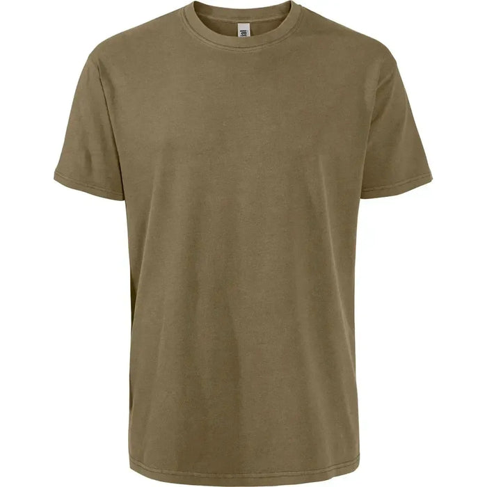 Custom Logo Initial Vintage Washed Crewneck T-shirt