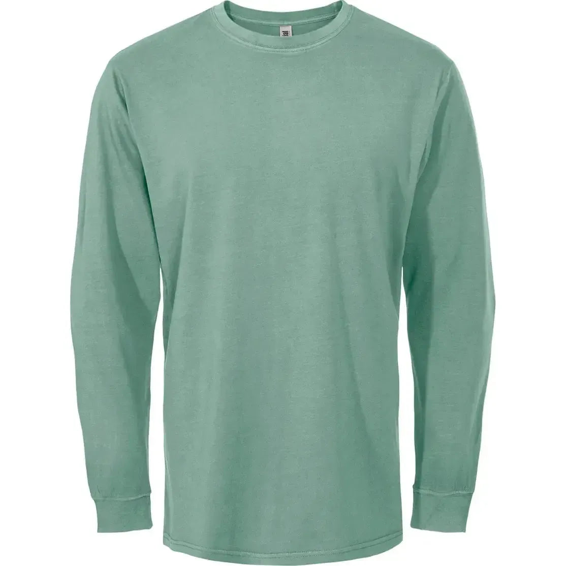 Custom Logo Initial Vintage Washed Long Sleeve T-shirt