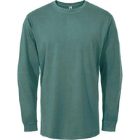 Custom Logo Initial Vintage Washed Long Sleeve T-shirt