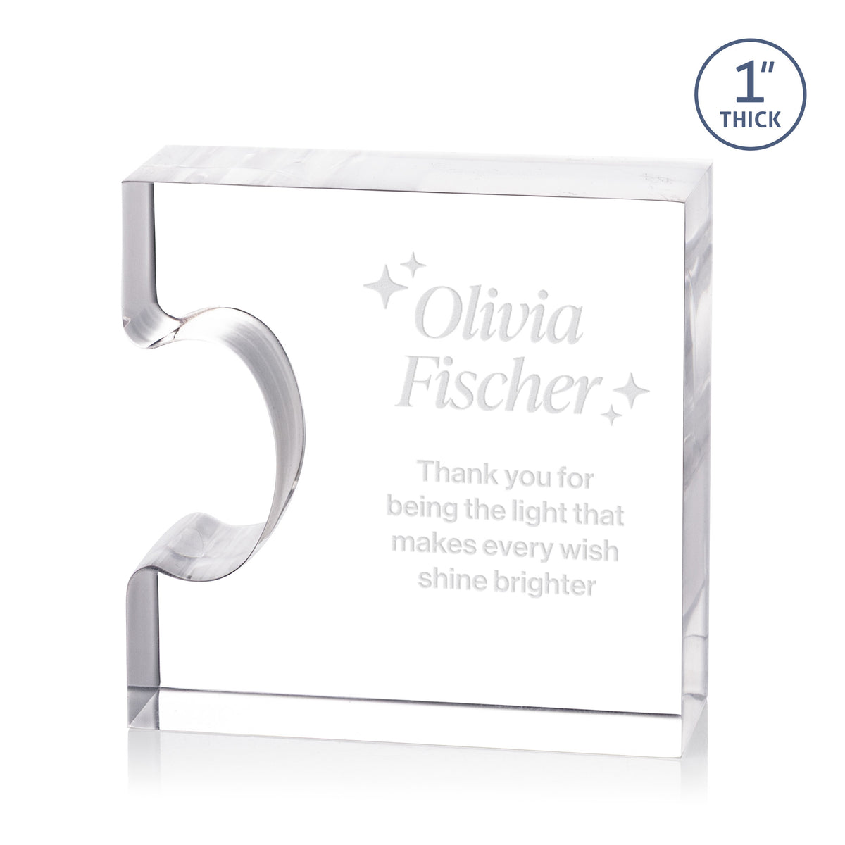 Custom Logo Jigsaw Award - Large