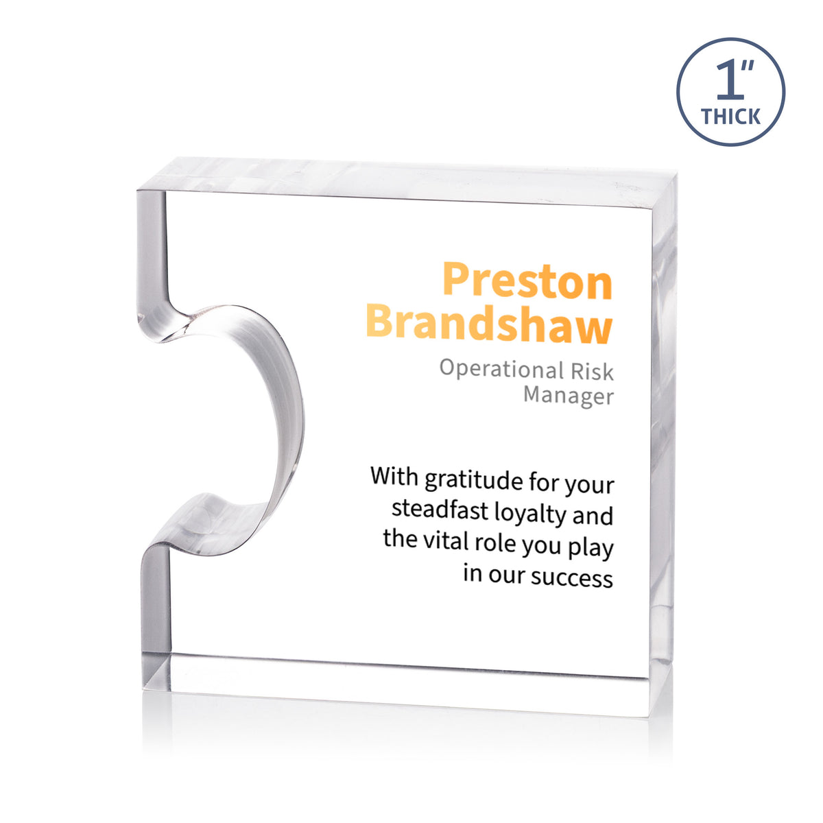 Custom Logo Jigsaw VividPrint™ Award - Medium