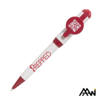 Custom Logo Jumbo QR Billboard Twist Pen - Colored Accent