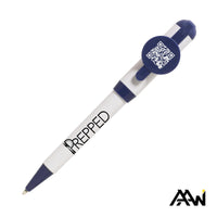 Custom Logo Jumbo QR Billboard Twist Pen - Colored Accent