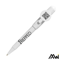 Custom Logo Jumbo QR Billboard Twist Pen - Colored Accent