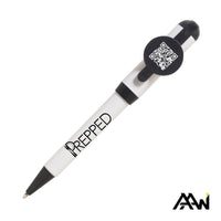 Custom Logo Jumbo QR Billboard Twist Pen - Colored Accent