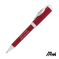 Custom Logo Jumbo VividPrint™ Billboard Twist Pen - White Accent