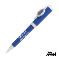 Custom Logo Jumbo VividPrint™ Billboard Twist Pen - White Accent