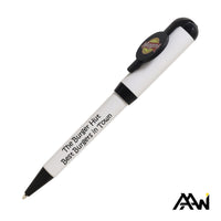 Custom Logo Jumbo VividPrint™ Billboard Twist White Pen - Colored Accent