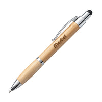 Custom Logo Kafza Bamboo Pen with Stylus