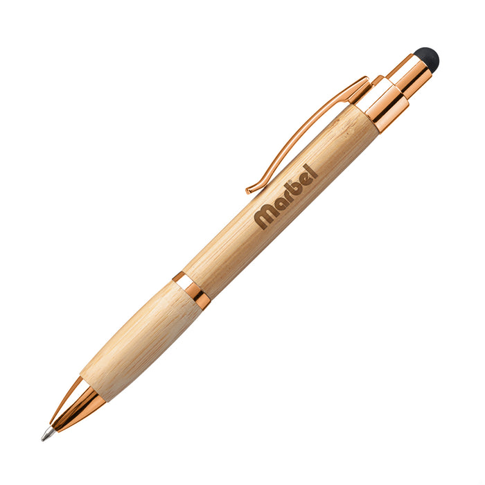Custom Logo Kafza Bamboo Pen with Stylus