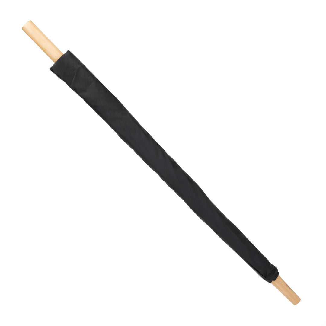 Custom Logo Khasi Bamboo Handle Umbrella