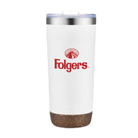 Custom Logo Kira Vacuum Tumbler w/Cork Bottom - 22oz