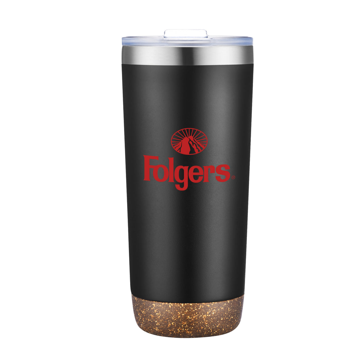 Custom Logo Kira Vacuum Tumbler w/Cork Bottom - 22oz
