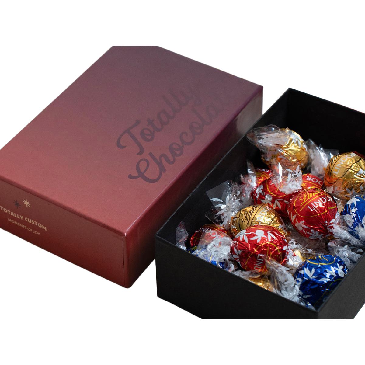 Custom Logo Lindt Moments: 12-Piece Lindor Truffle Gift Set – Luxury Packaging