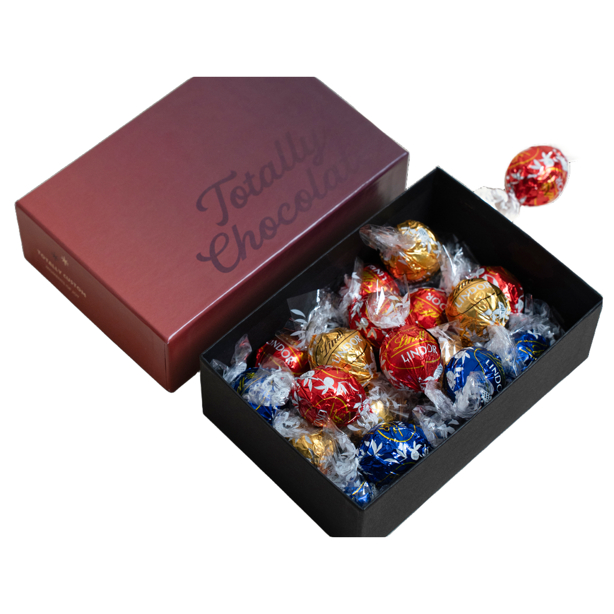 Custom Logo Lindt Moments: 12-Piece Lindor Truffle Gift Set – Luxury Packaging