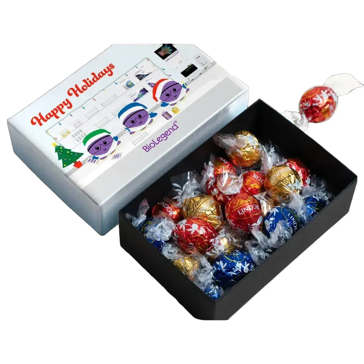 Custom Logo Lindt Moments: 12-Piece Lindor Truffle Gift Set – Luxury Packaging
